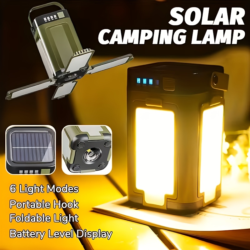 Solar Lamp - Güneş Enerjili Taşınabilir Kamp Lambası Güneş