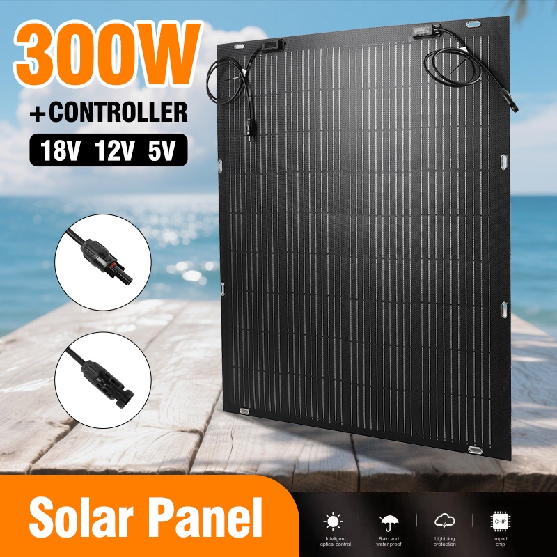 Solar Panel 200W - 300W Esnek Güneş Paneli 18V Esnek