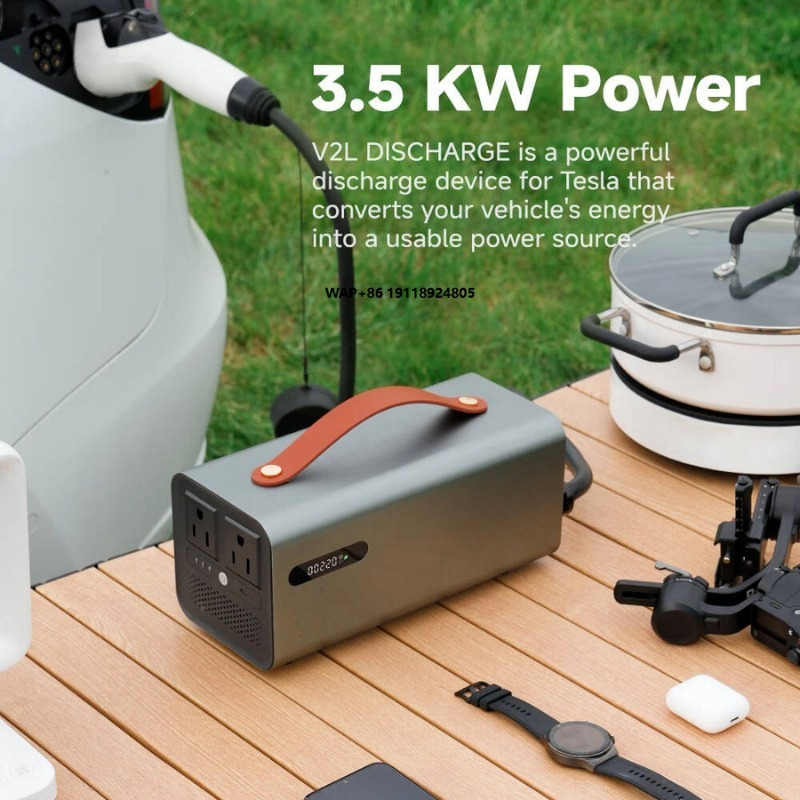 Outdoor Power Station - 3.5kW NACS V2L Deşarj İstasyonu, Elektrikli