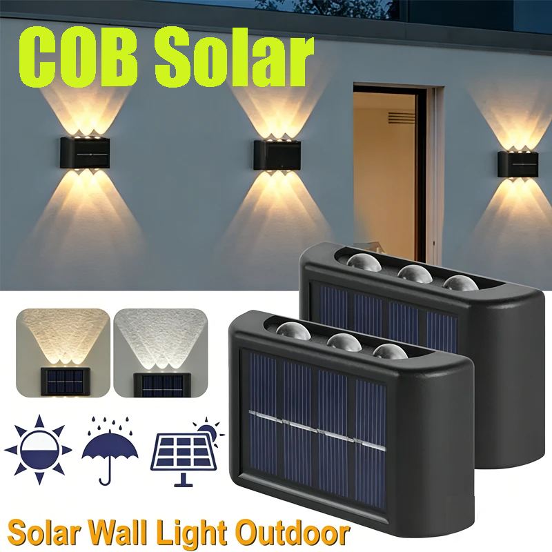 COB Güneş Enerjili Duvar Lamba - Solar Lamp incelemesi ve fiyatı